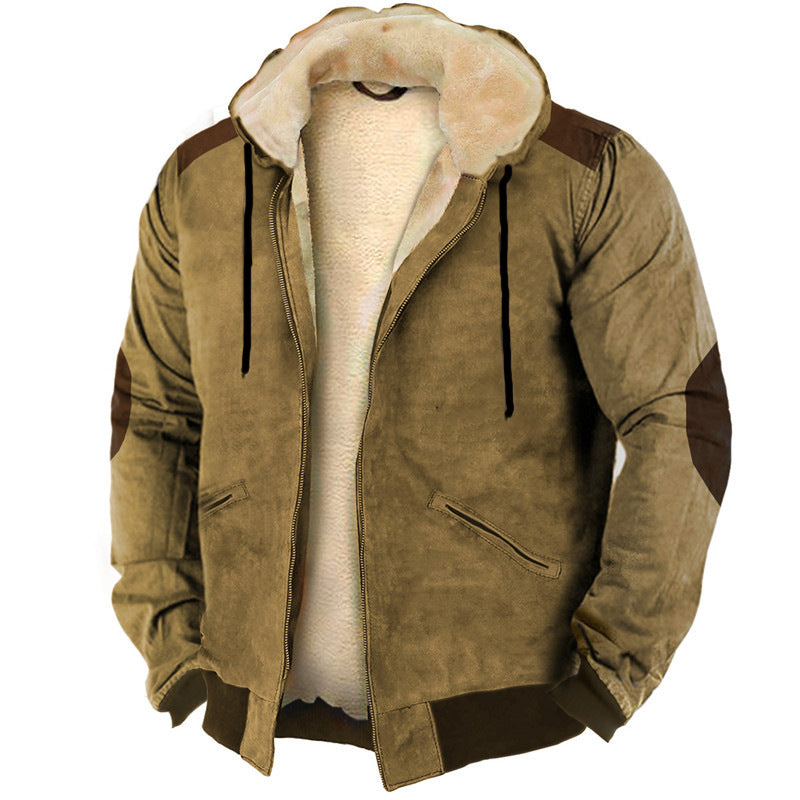 Men's Casual Warm Hooded Jacket