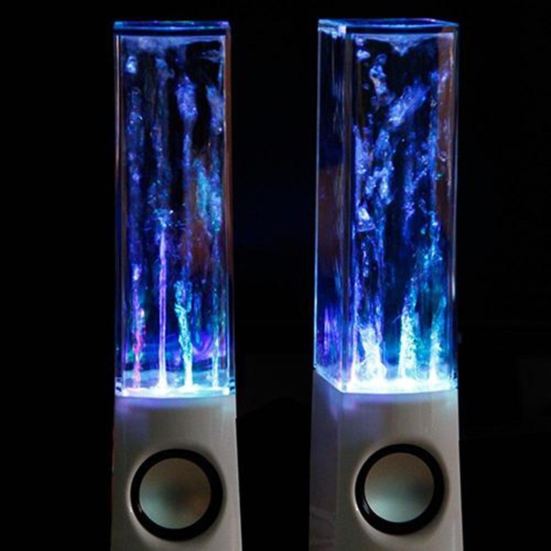 Dancing water light speakers