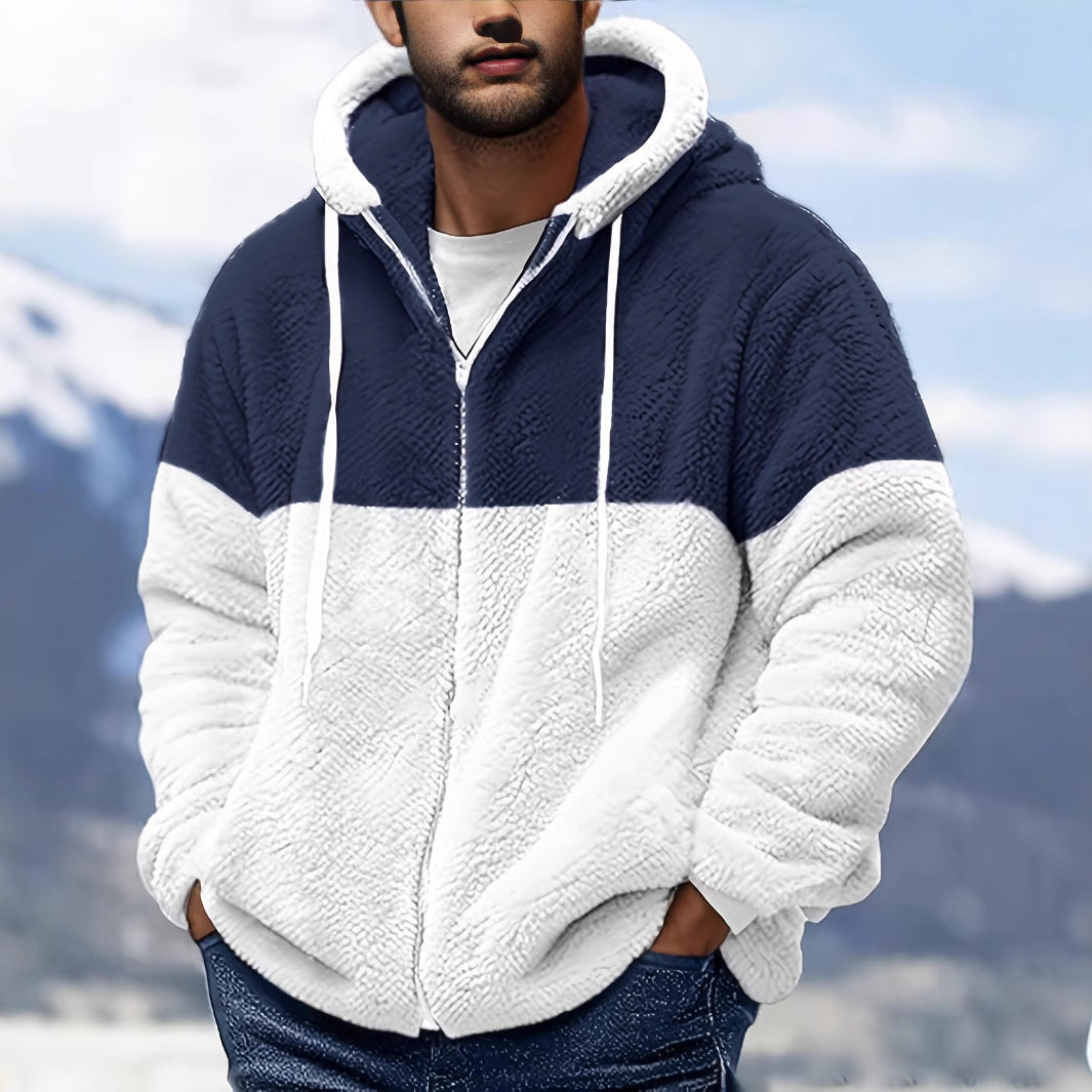 Double-sided Fleece Thermal Jacket Men