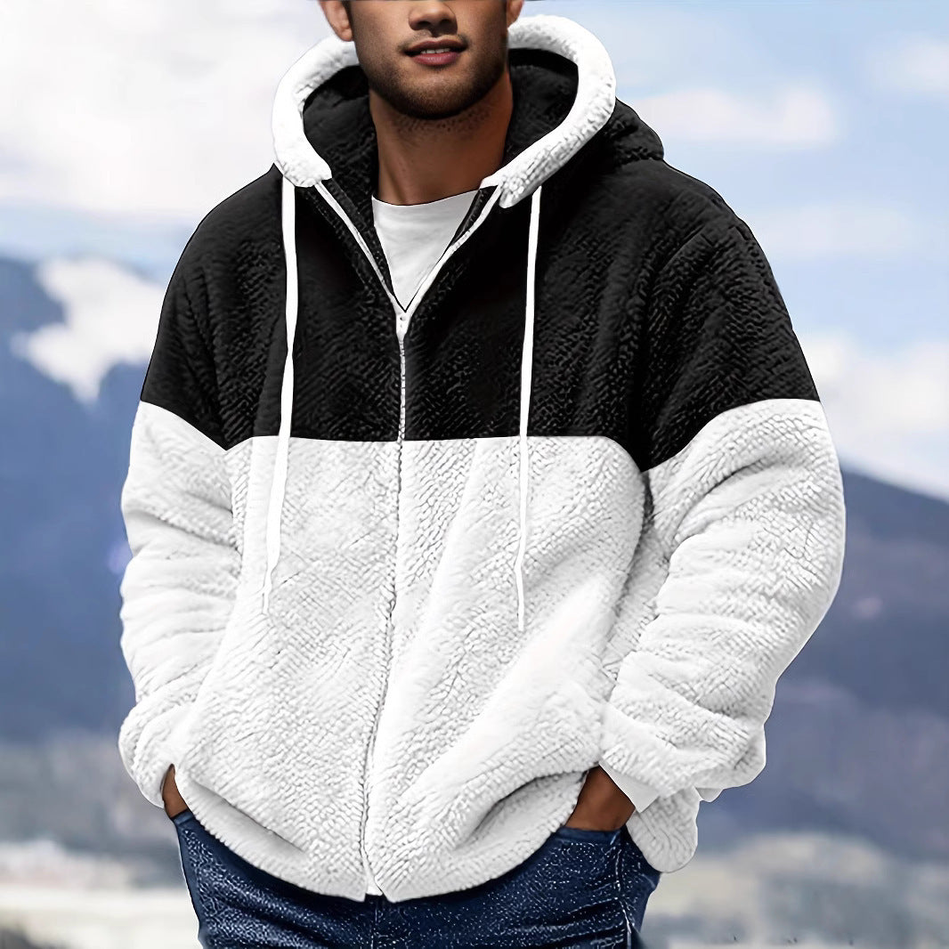 Double-sided Fleece Thermal Jacket Men