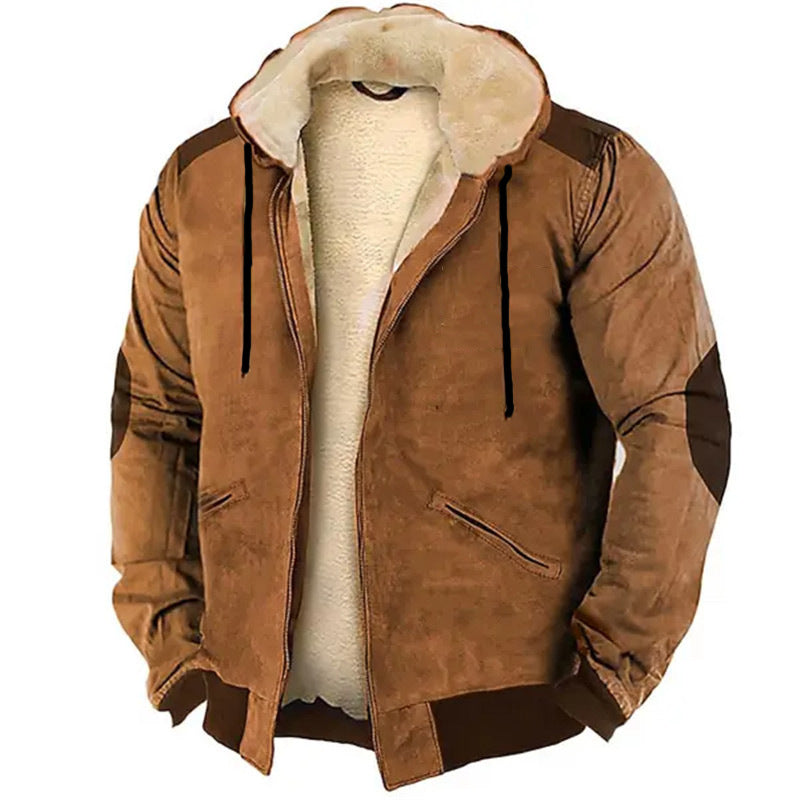 Men's Casual Warm Hooded Jacket