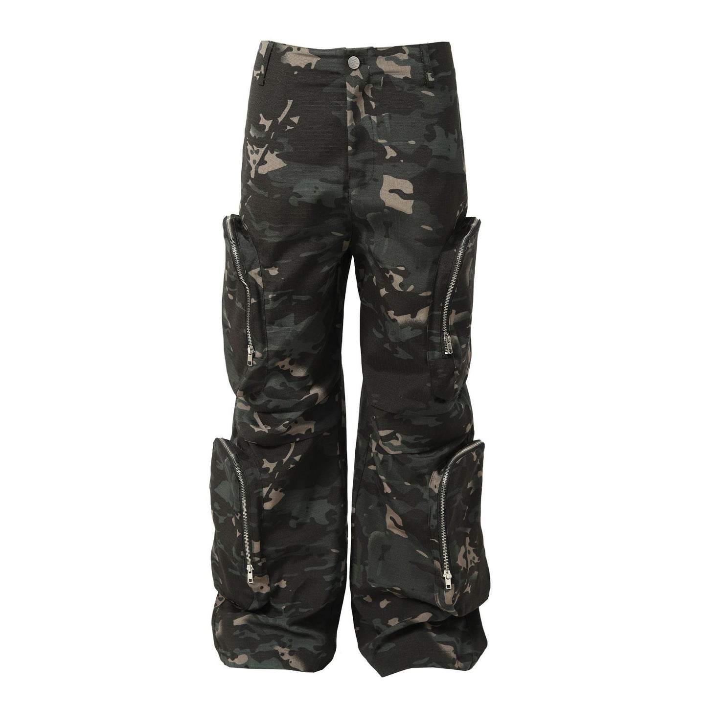 Camouflage workwear trousers